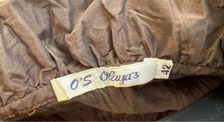 Vestido de fiesta marrón