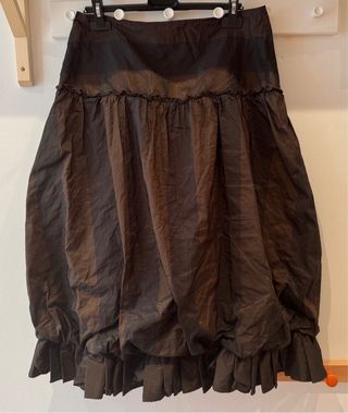 Vestido de fiesta marrón