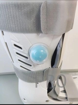 Bota inflable para caminar, bota de fractura larg