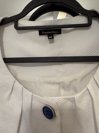 Vestido Pedro del Hierro blanco y azul