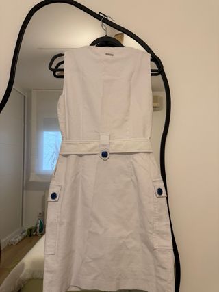 Vestido Pedro del Hierro blanco y azul