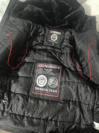 Chaqueta Invierno Norway Geographical Negra