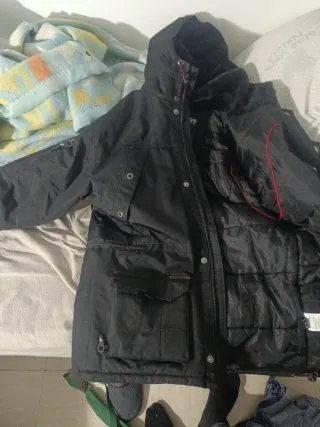 Chaqueta Invierno Norway Geographical Negra