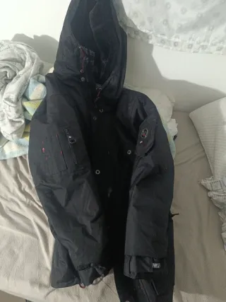 Chaqueta Invierno Norway Geographical Negra