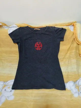 Maglietta Conbipel con stampa coccinella