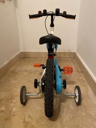 Bicicleta Infantil Btwin 14” 3-5 años con ruedines
