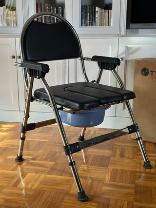 Silla WC Plegable para Mayores