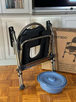 Silla WC Plegable para Mayores