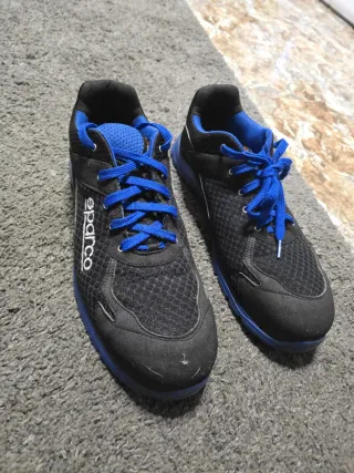 Botas Sparco Talla 46 Negras y Azules