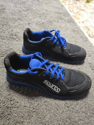 Botas Sparco Talla 46 Negras y Azules