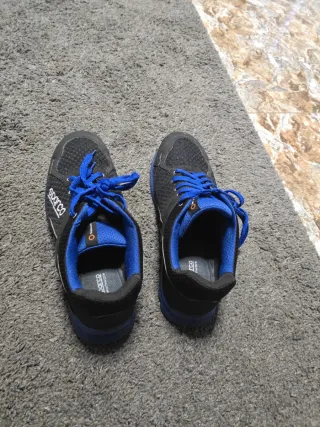 Botas Sparco Talla 46 Negras y Azules
