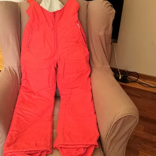 Tuta da sci bambina arancione