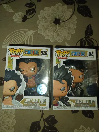 Funko Pop! Luffy Gear 4 y Snake-Man