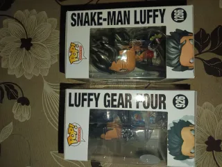 Funko Pop! Luffy Gear 4 y Snake-Man