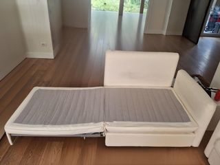 Divano Ikea Bianco in pelle,