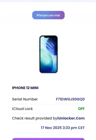 iPhone 12 mini 128GB Blu per Ricambi