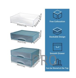 2 Cassetti in Plastica