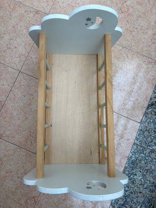 Cuna de madera Aldi para muñecas