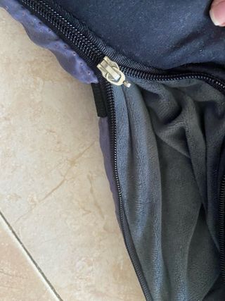 Saco silla paseo león gris y negro Don algodón