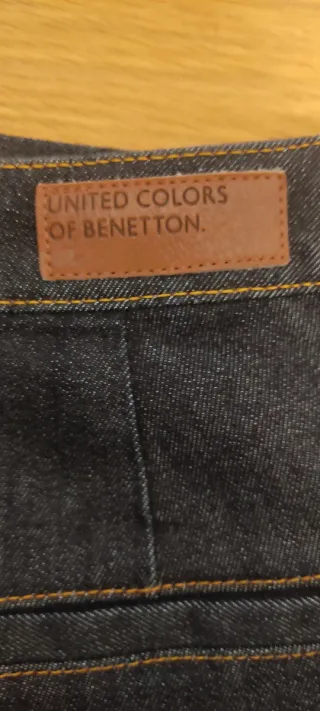 Falda vaquera Benetton Talla M/38