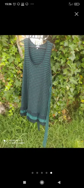 Vestido punto Adolfo Dominguez verde