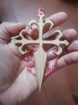 2 x Cruz de Madera Santiago Compostela