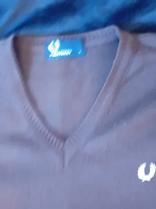 Jersey Fred Perry Negro y marron