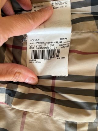 Giacca Burberry donna nera con pelliccia taglia 42