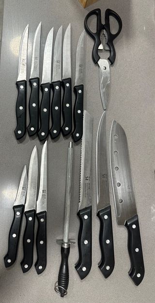 Set coltelli di acciaio San Ignacio in legno