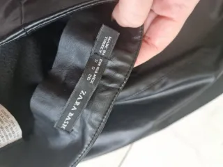 Gonna Zara similpelle nera