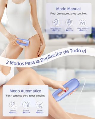 Depiladora Láser de Luz Pulsada