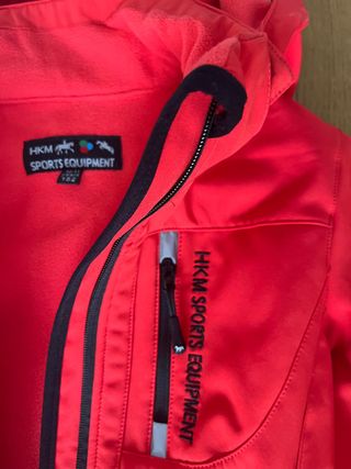 Chaqueta HKM Sports Equipment Roja TXXS