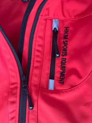 Chaqueta HKM Sports Equipment Roja TXXS