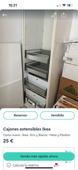 Armario PAX Blanco IKEA 50x58x201cm