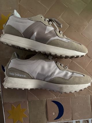 Zapatillas New Balance Beige/Blanco