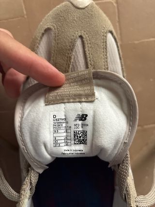 Zapatillas New Balance Beige/Blanco