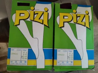 2 Meias Collants Pizi Tam. 12-14 Anos 2,50€ as 2
