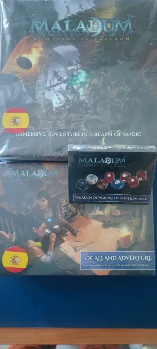 Maladum Dungeons of Invern + Exp. Español