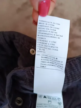 Pantaloni velluto Benetton bimbo marrone