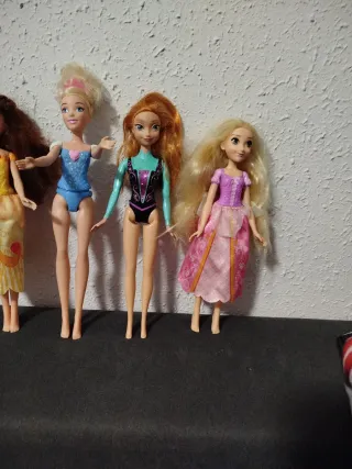Lote 7 Muñecas Princesas Disney