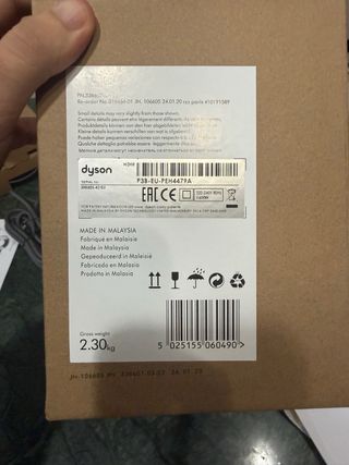 Dyson Supersonic con accessori e ricevuta