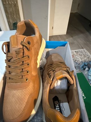 Zapatilla Mustang Marrón Talla 46