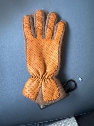 Guantes JLS Piel Marrón Beige