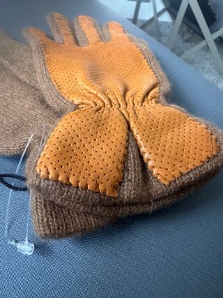 Guantes JLS Piel Marrón Beige