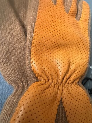 Guantes JLS Piel Marrón Beige