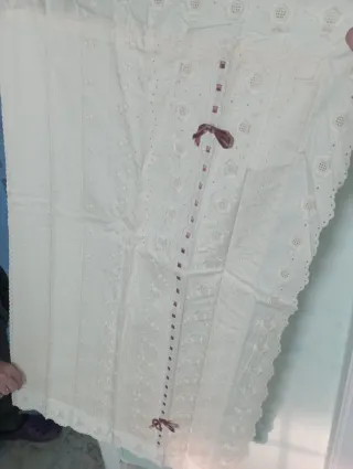 Set Lenzuola Ricamate Cotone beige