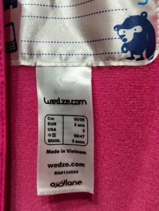 Salopette da neve bambina 3 anni