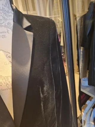 Chaqueta Terciopelo Mango Cuello Esmoquin