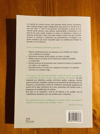 Comunicación no violenta. Un lenguaje de vida. 3ª