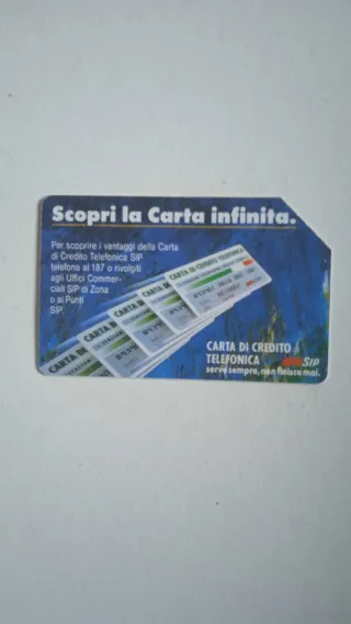 Carta Telefonica SIP - Carta Credito